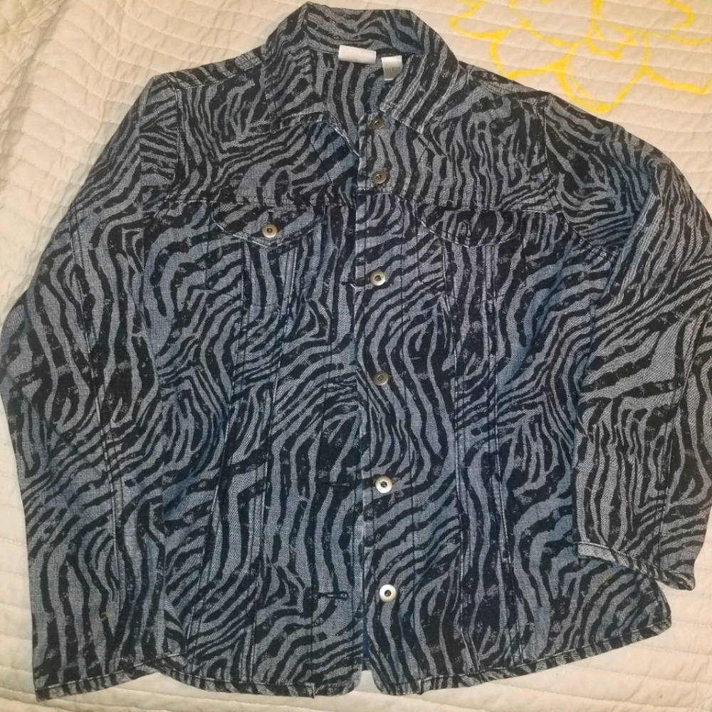 Zebra Jean jacket